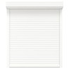 Volet roulant aluminium 110x130 cm blanc 