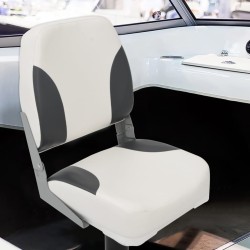 Ensemble de sièges de bateau pliables lot de 4 dossier bas 