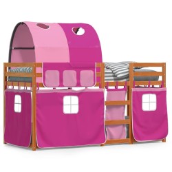 Lit superposé sans matelas 90x200 cm bois de pin massif 