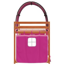 Lit superposé sans matelas 90x200 cm bois de pin massif 