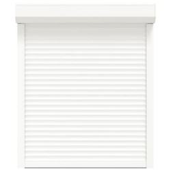 Volet roulant aluminium 100x120 cm blanc 