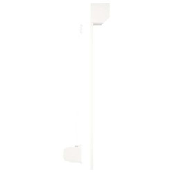 Volet roulant aluminium 100x120 cm blanc 