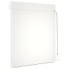 Volet roulant aluminium 100x120 cm blanc 