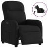 Fauteuil inclinable électrique Noir Tissu 