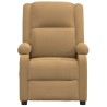 Fauteuil inclinable électrique Marron Velours 