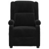Fauteuil inclinable électrique noir velours 