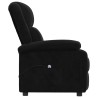 Fauteuil inclinable électrique noir velours 