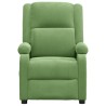 Fauteuil inclinable électrique vert clair velours 
