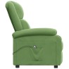 Fauteuil inclinable électrique vert clair velours 