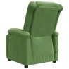 Fauteuil inclinable électrique vert clair velours 