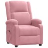 Fauteuil inclinable électrique Rose Velours 