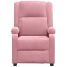 Fauteuil inclinable électrique Rose Velours 