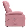 Fauteuil inclinable électrique Rose Velours 