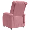 Fauteuil inclinable électrique Rose Velours 