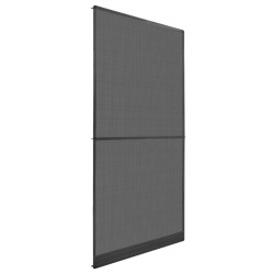 Moustiquaire à charnière pour portes Anthracite 100x215 cm 