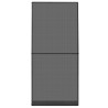 Moustiquaire à charnière pour portes Anthracite 100x215 cm 