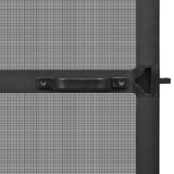 Moustiquaire à charnière pour portes Anthracite 100x215 cm 