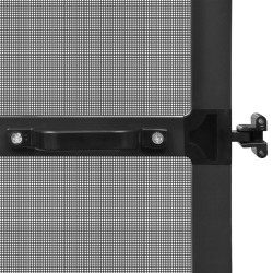 Moustiquaire à charnière pour portes Anthracite 100x215 cm 
