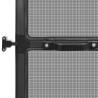 Moustiquaire à charnière pour portes Anthracite 100x215 cm 