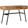 Bureau avec tiroirs Bois solide de manguier 110x50x76 cm 