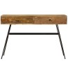 Bureau avec tiroirs Bois solide de manguier 110x50x76 cm 