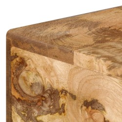 Bureau avec tiroirs Bois solide de manguier 110x50x76 cm 