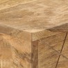 Bureau avec tiroirs Bois solide de manguier 110x50x76 cm 