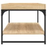 Table basse chêne sonoma 100x49x45 cm bois d'ingénierie 