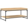 Table basse chêne sonoma 100x49x45 cm bois d'ingénierie 