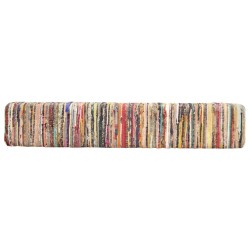Banc 160 cm Multicolore Tissu chindi  