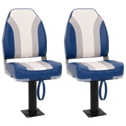 Ensemble de sièges de bateau pliables lot de 4 dossier haut 