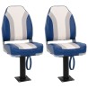 Ensemble de sièges de bateau pliables lot de 4 dossier haut 
