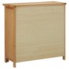Casier à bouteilles 11 bouteilles 80x32x80cm Bois de chêne 