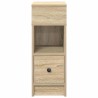 Table de chevet avec tiroir chêne sonoma 25x31x66 cm 