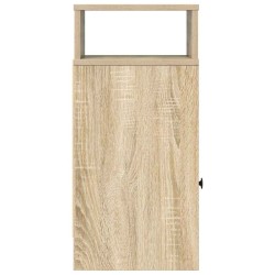 Table de chevet avec tiroir chêne sonoma 25x31x66 cm 