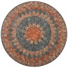Ensemble de bistro 3 pcs mosaïque Carreau céramique Orange/Gris  