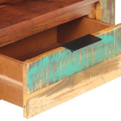 Meuble TV 119x30x41 cm bois de récupération massif 
