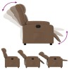 Fauteuil inclinable Marron Tissu 