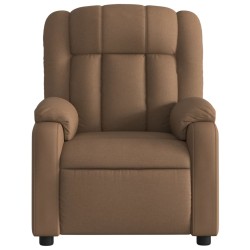 Fauteuil inclinable Marron Tissu 