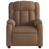 Fauteuil inclinable Marron Tissu 