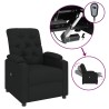 Fauteuil inclinable électrique Noir Tissu 