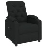 Fauteuil inclinable électrique Noir Tissu 