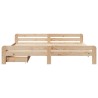 Cadre de lit sans matelas 180x200 cm bois massif de pin 
