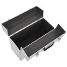 Boîte à outils 47 x 36 x 20 cm Argenté Aluminium  