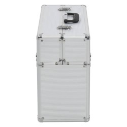 Boîte à outils 47 x 36 x 20 cm Argenté Aluminium  