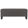 Banc Gris 100x35x41 cm Similicuir 