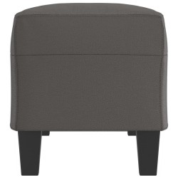 Banc Gris 100x35x41 cm Similicuir 