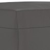 Banc Gris 100x35x41 cm Similicuir 