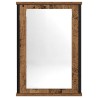 Armoire à miroir de salle de bain vieux bois bois d'ingénierie 