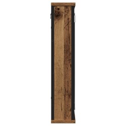 Armoire à miroir de salle de bain vieux bois bois d'ingénierie 
